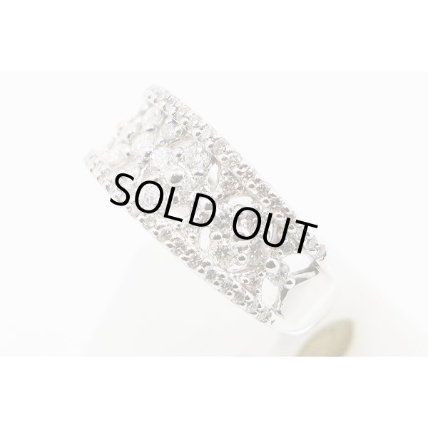 PT900 ダイアイリリング 0.80ct 6.10g　サイド