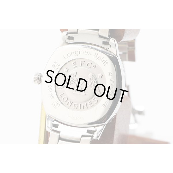ロンジン　スピリット　Ｌ２．６９９．４　白文字盤　裏面拡大