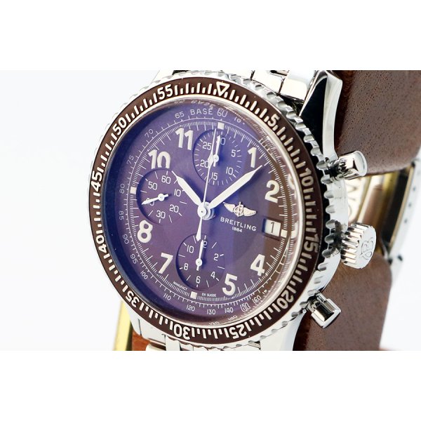 ブライトリング　アヴィスター　Ａ１３０２４　茶文字盤　サイド拡大