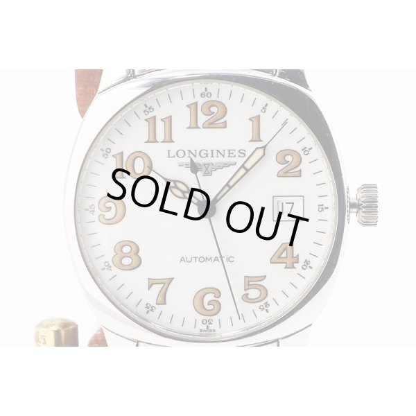 ロンジン　スピリット　Ｌ２．６９９．４　白文字盤　表面拡大