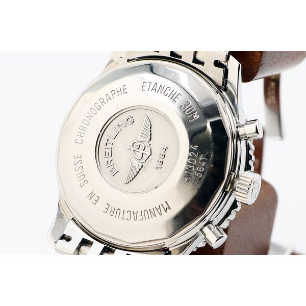 ブライトリング　アヴィスター　Ａ１３０２４　茶文字盤　裏面拡大