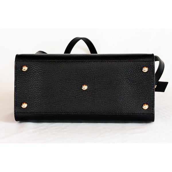 グッチ　ソーホー インターロッキングG 2WAYハンドバック 607722 213317 ブラック　底