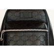 グッチ　グッチシマ クロスボディバック 450970 493492 ブラック　表面拡大