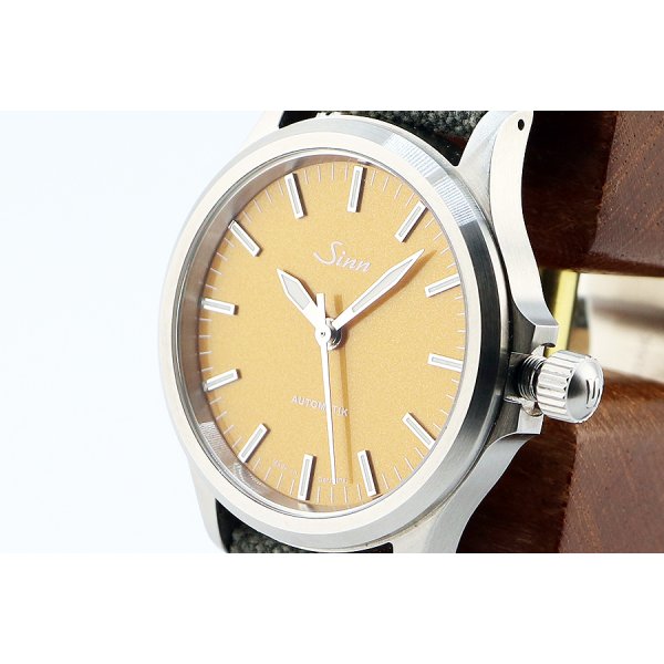 ジン　５５６　シトリンイエロー文字盤　サイド拡大