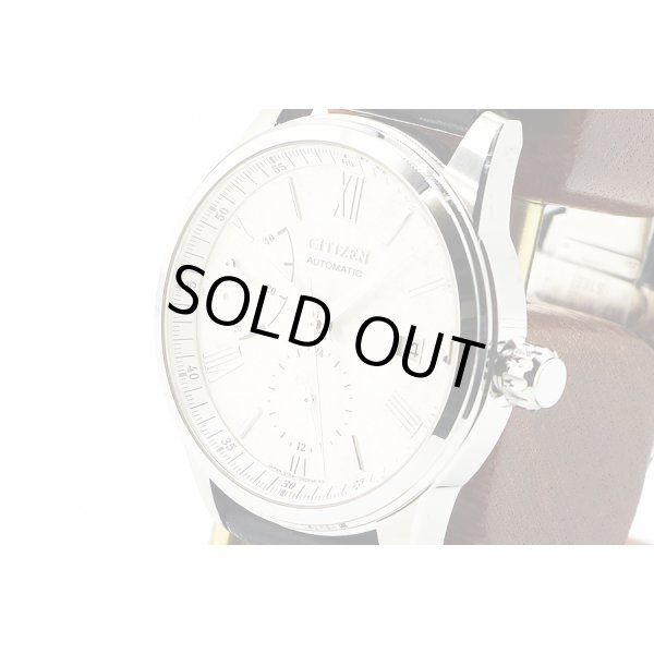 シチズン　コレクション　メカニカル　ＮＢ３０２０－０８Ａ　銀箔漆文字盤　サイド拡大