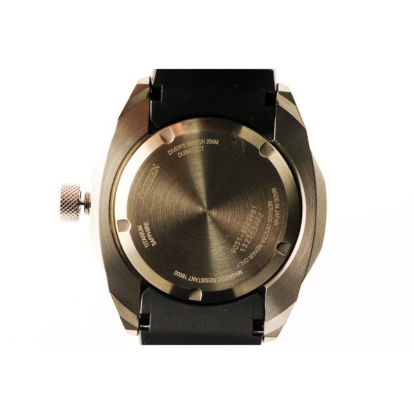 シチズン　プロマスター　メカダイバー２００　ＮＢ６００４－０８Ｅ　グレー文字盤　裏面拡大