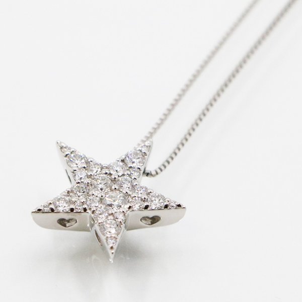 PT850/900 ダイアイリペンダントネックレス 0.50ct 4.60g