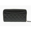 シャネル　クラシック ロングジップウォレット AP0242 ブラック　裏面