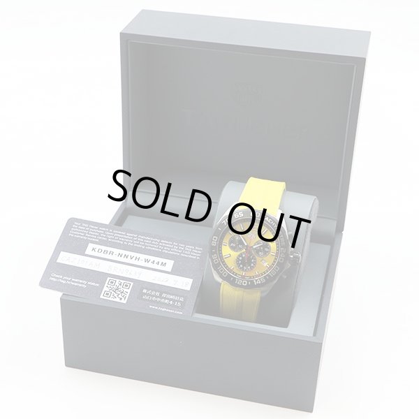 タグホイヤー　フォーミュラー１　クロノグラフ　ＣＡＺ１０１ＡＭ　黄色文字盤　箱・保証書