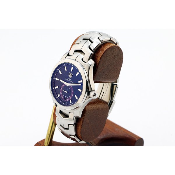 タグホイヤー　リンク　ＷＪＦ２１１Ｄ　黒文字盤　紫リング　タイガーウッズ限定　サイド