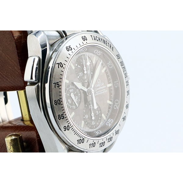 オメガ　スピードマスタースプリットセコンド　３８４０．５０　黒文字盤　サイド拡大