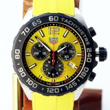 画像: タグホイヤー　フォーミュラー１　クロノグラフ　ＣＡＺ１０１ＡＭ　黄色文字盤