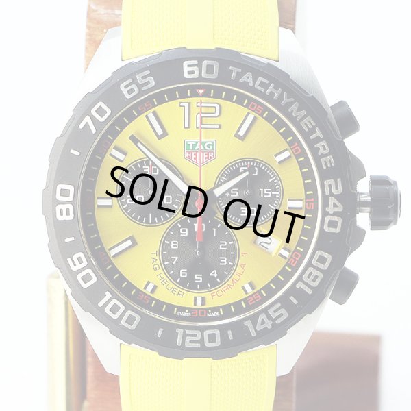 タグホイヤー　フォーミュラー１　クロノグラフ　ＣＡＺ１０１ＡＭ　黄色文字盤