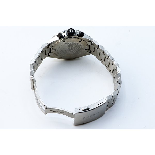 タグホイヤー　フォーミュラー１　クロノグラフ　ＣＡＺ１０１Ｎ　青ストライプ文字盤　ブレス