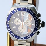 画像: タグホイヤー　フォーミュラー１　クロノグラフ　ＣＡＺ１０１Ｎ　青ストライプ文字盤