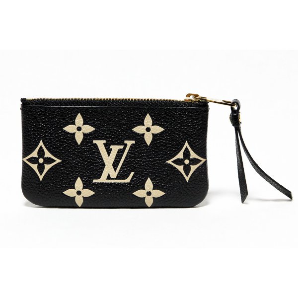 ルイ・ヴィトン カードキーケース ポシェット・クレ M80885 ブラック