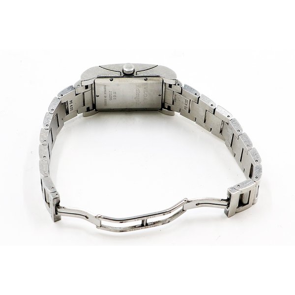 ブルガリ　レッタンゴロ　ＲＴ４５Ｓ　白文字盤　ブレス