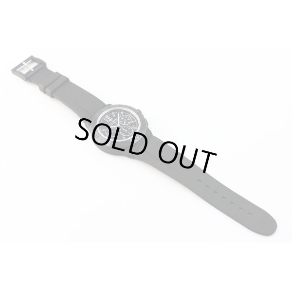 ブルガリ　ディアゴノマグネシウム クロノ ＤＧ４２ＳＭＣ　ＣＨ　黒文字盤　ラバーベルト状態　表面