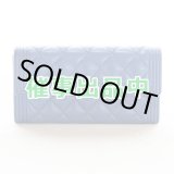 画像: シャネル　ボーイシャネル ニツ折長財布 A80286 ブルー