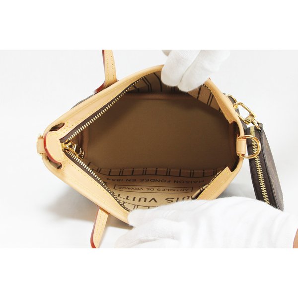 ルイ・ヴィトン　ネヴァーフルBB M46705 ベージュ　中身