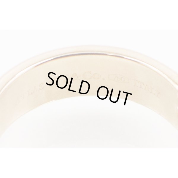 ティファニー　750PG　アトラス 3Pダイアイリリング 4.80g　刻印