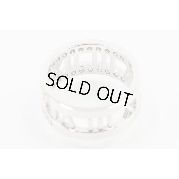 ティファニー　750WG オープンアトラス ハーフダイアイリリング 7.10g　内側