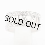 画像: ティファニー　750WG オープンアトラス ハーフダイアイリリング 7.10g