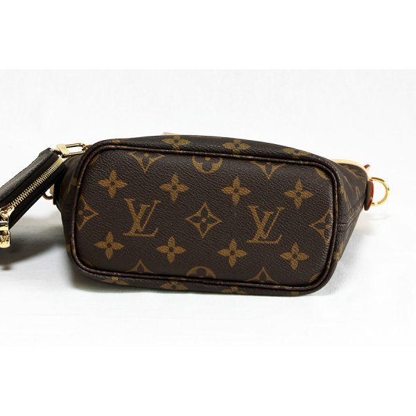 ルイ・ヴィトン　ネヴァーフルBB M46786 ローズ・ペオニー　底