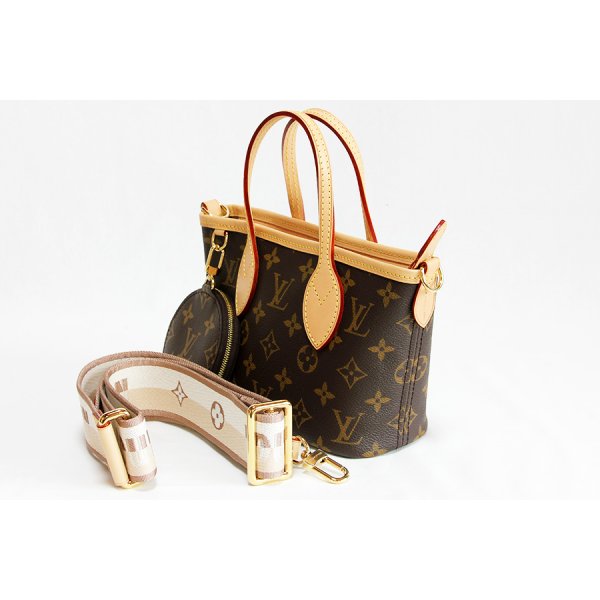 ルイ・ヴィトン　ネヴァーフルBB M46705 ベージュ　サイド