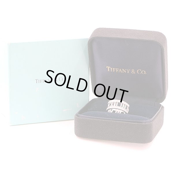 ティファニー　750WG オープンアトラス ハーフダイアイリリング 7.10g　箱