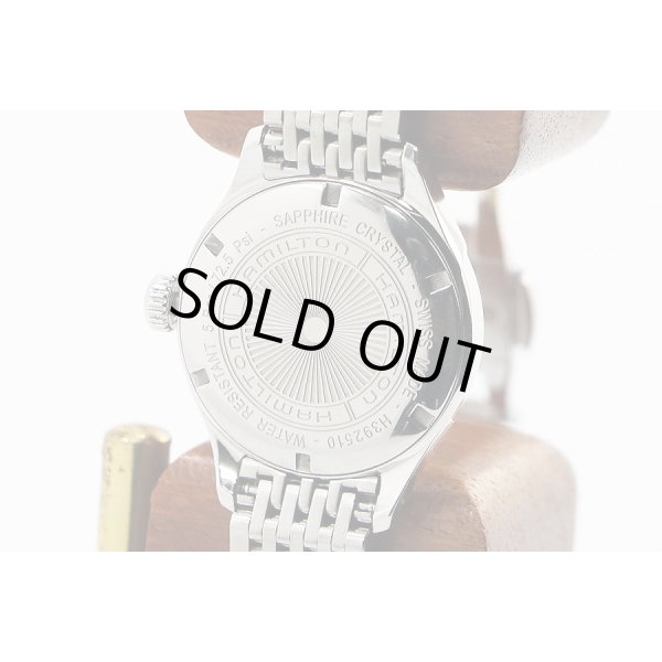 ハミルトン　バリアント　Ｈ３９２５１０　シェル文字盤　裏面拡大