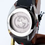 画像: グッチ SYNC(シンク) YA137.1 銀文字盤