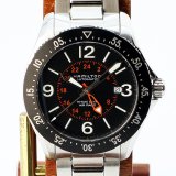 画像: ハミルトン カーキ パイロットGMT H767550 黒文字盤