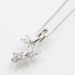 PT850/900 ダイアイリペンダントネックレス 0.35ct 4.90g