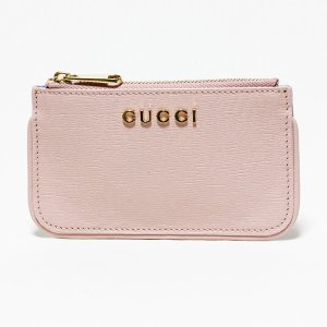 画像: グッチ スクリプト ジップキーケース 790102 0416 ライトピンク