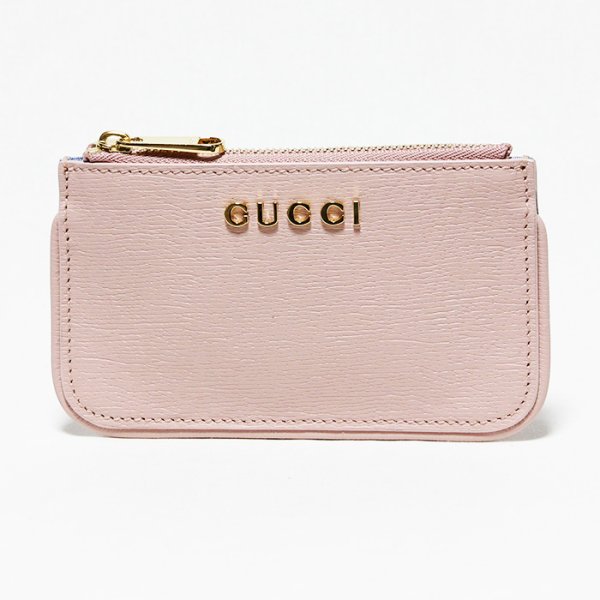 グッチ　スクリプト ジップキーケース 790102 0416 ライトピンク