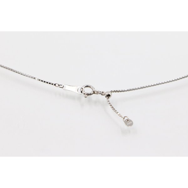 PT850/900 ダイアイリペンダントネックレス 0.35ct 4.90g　留め具