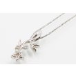 PT850/900 ダイアイリペンダントネックレス 0.35ct 4.90g　裏面