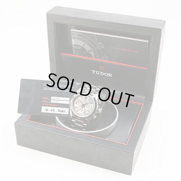 チューダー　２０５３０Ｎ　グランツアー　クロノグラフ　銀文字盤　箱・保証書