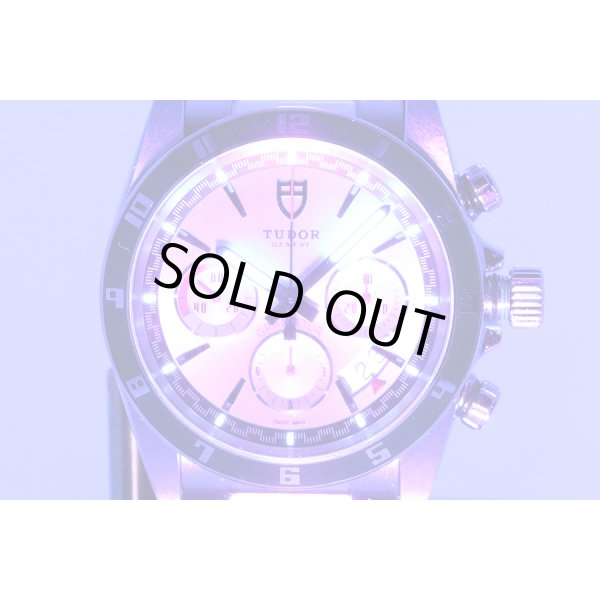 チューダー　２０５３０Ｎ　グランツアー　クロノグラフ　銀文字盤　ライト