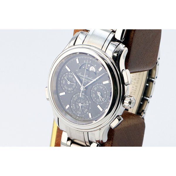 天賞堂　グランドコンプリケーション　黒文字盤　サイド拡大