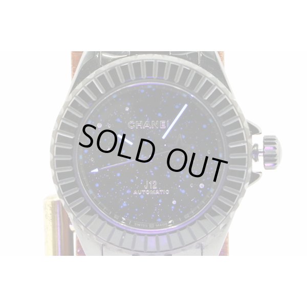 シャネル　Ｊ１２　Ｈ７９８９　インターステラ　黒文字盤　ライト