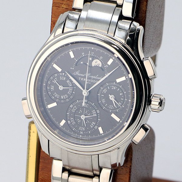 天賞堂　グランドコンプリケーション　黒文字盤