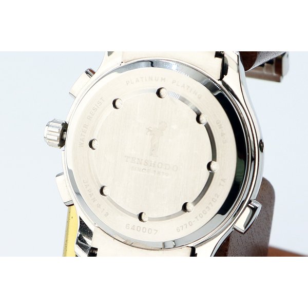 天賞堂　グランドコンプリケーション　黒文字盤　裏面拡大