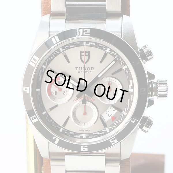 チューダー　２０５３０Ｎ　グランツアー　クロノグラフ　銀文字盤