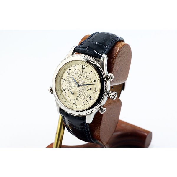 シェルマン　パーペチュアルカレンダーミニッツリピーター　２５周年限定　銀文字盤　サイド