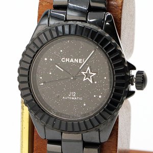 画像: シャネル J12 H7989 インターステラ 黒文字盤