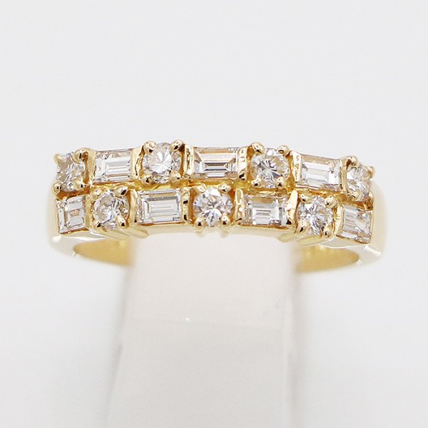 タサキ　K18 ダイアイリリング 0.94ct 4.40g