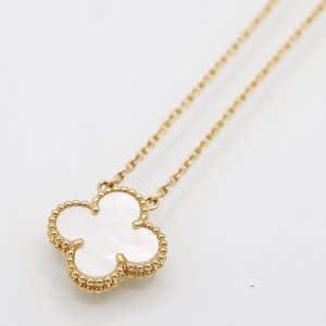 画像: ヴァンクリーフ＆アーペル　750YG ヴィンテージ アルハンブラ ペンダントネックレス 5.10g