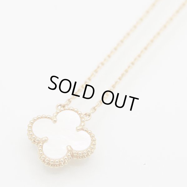 ヴァンクリーフ＆アーペル　750YG ヴィンテージ アルハンブラ ペンダントネックレス 5.10g